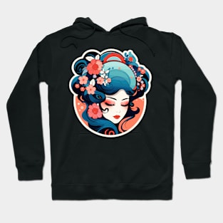 Geisha Illustration Hoodie